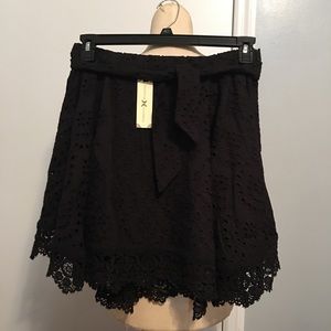 Nightcap black Eyelet full skirt